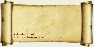 Jana Opančina vizit kartica